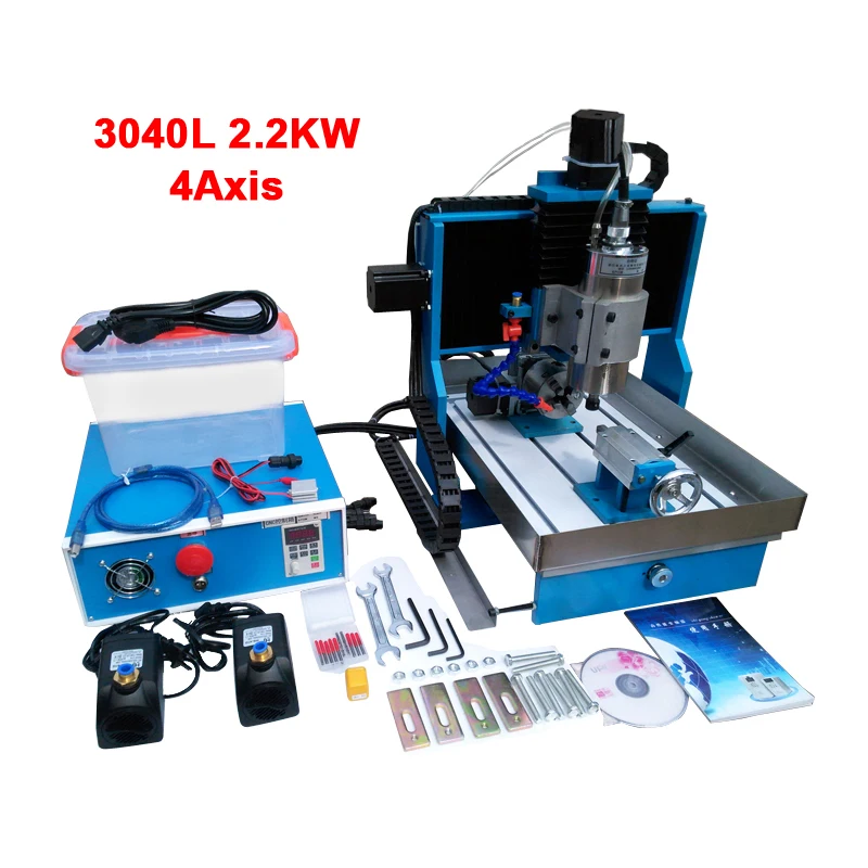 Фрезерный станок с ЧПУ металл 3040 линейная направляющая 4 осевая металлическая