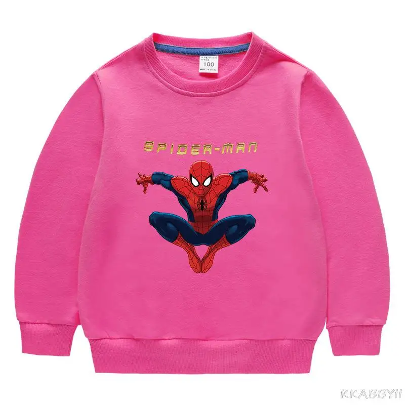 Детский свитер с длинным рукавом и изображением Человека-паука | Детская одежда