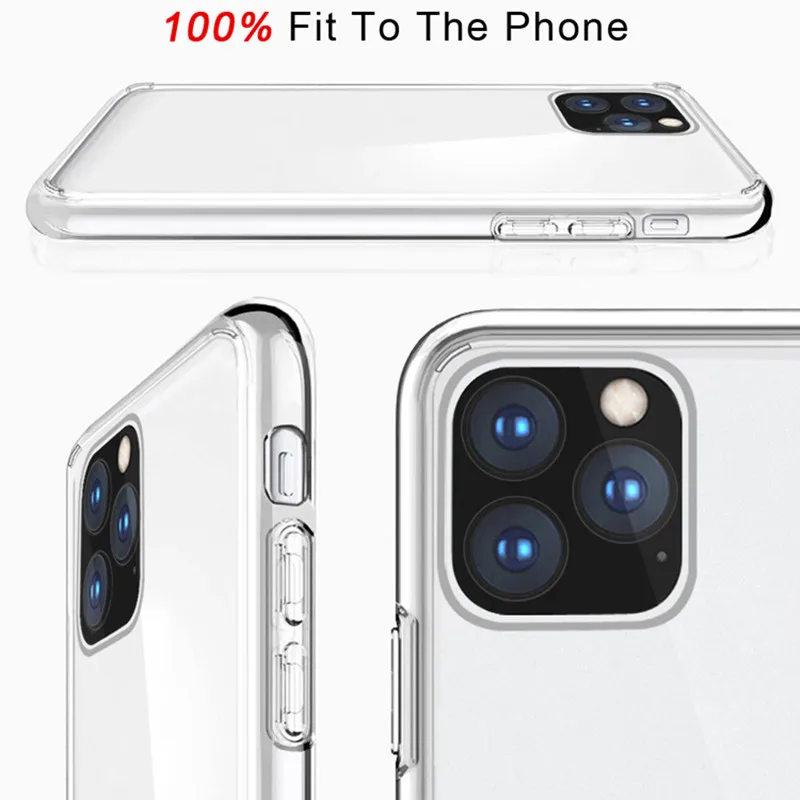Оригинальный мягкий чехол CAFELE для iPhone 11 Pro Max задний телефона прозрачный