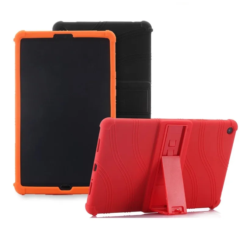For Xiaomi Mi 4 Plus 10.1 Inch Silicone Case Tablet PC Anti-Fall Shell Bracket Hockproof Shockproof Case Stand Soft Cover