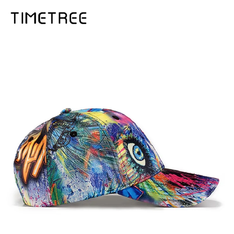 New Fashion Abstract Doodle Men's Baseball Cap Snapback Bones gorras hombre Cotton Casual Hat Casquette Women's baseball |