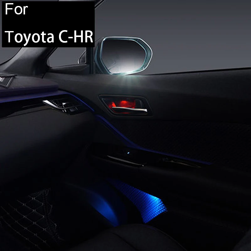 Передняя задняя атмосфера лампа для дверной ручки освесветильник Toyota C-HR CHR 2017 2018