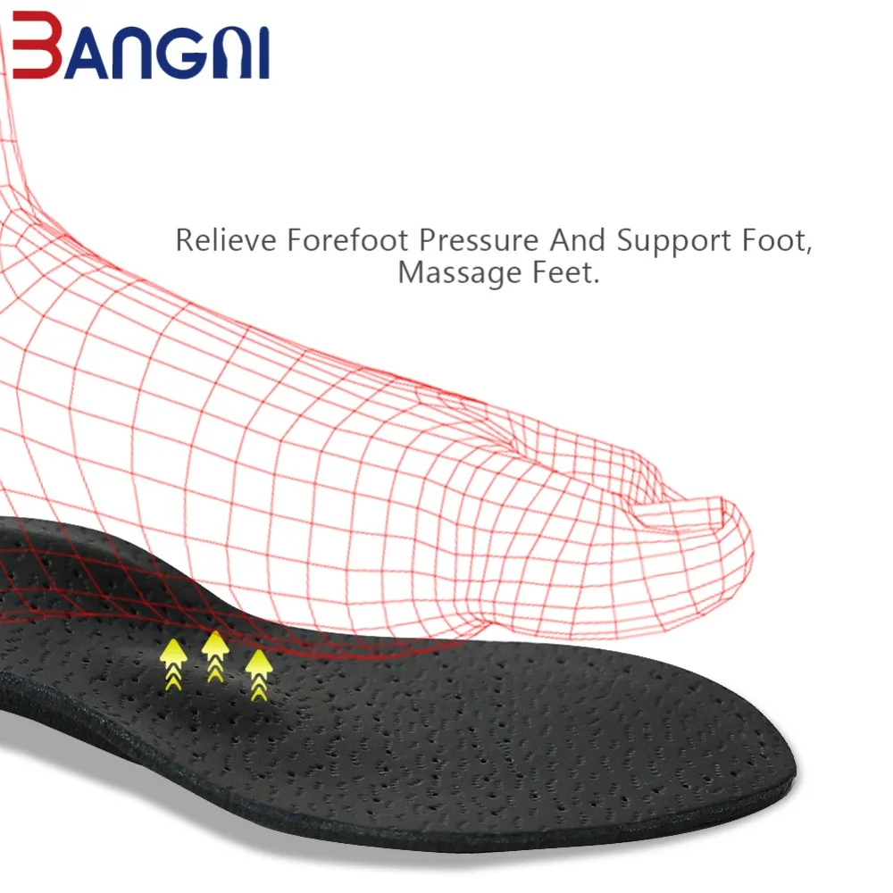 3ANGNI кожа IInsoles для обуви Arch геля Поддержка стелька на Плоском Каблуке Обувь ног