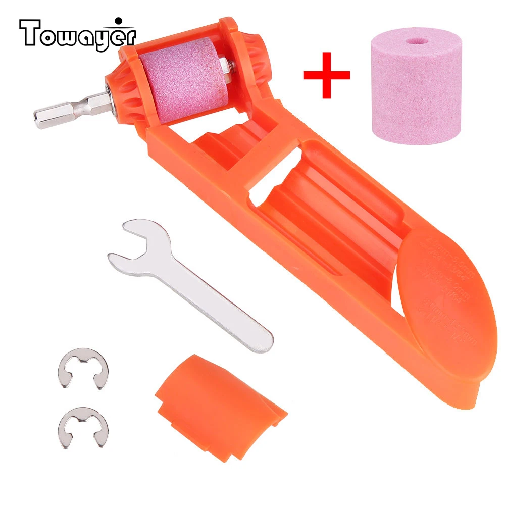 

Oauee 1 Set Corundum Grinding Wheel Drill Bit Sharpener Titanium Drill Portable Drill Bit Powered Tool Parts Dropshipping