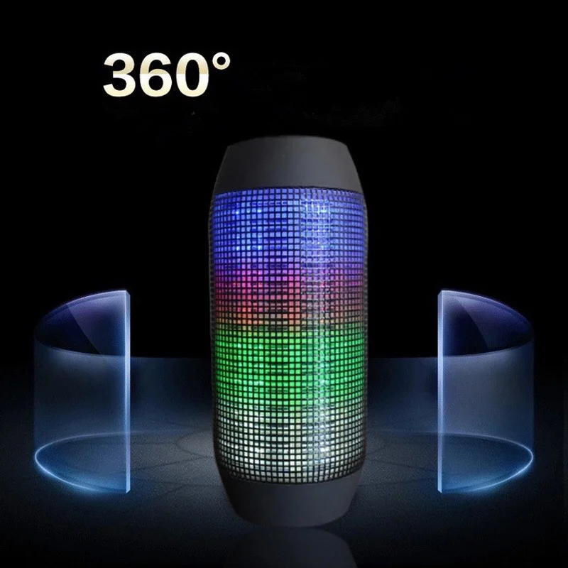 Многофункциональный портативный светодиодный светильник bluetooth динамик