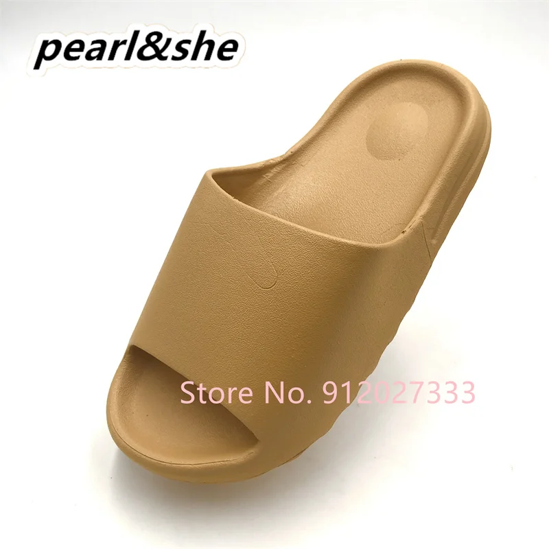 

Thick Platform Slippers Summer Beach Women Eva Soft Sole Slide Sandals Leisure Men Ladies Indoor Bathroom Anti-slip Shoes