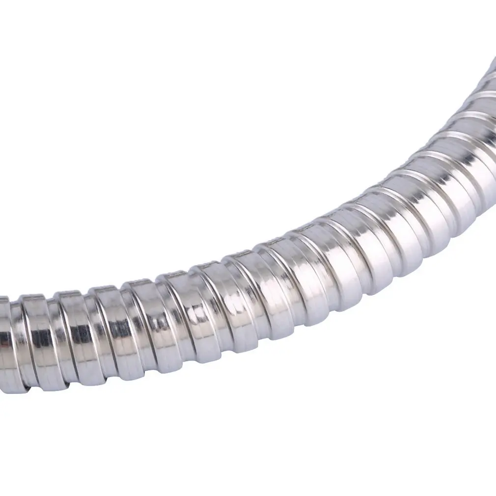 2 м стандартная Гибкая Хромированная душевая головка из нержавеющей стали шланг