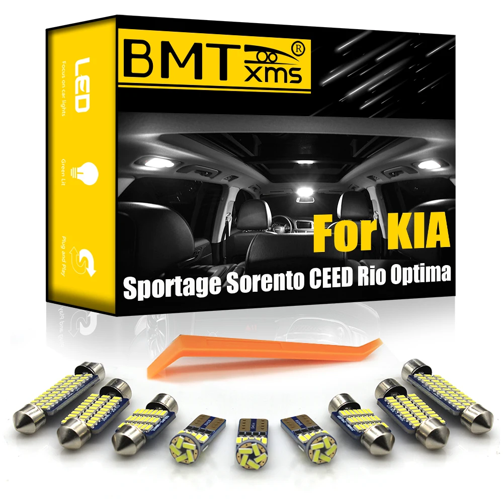 BMTxms для Kia Sportage 2 3 4 Sorento JC XM UM CEED JD CD Rio 1 Optima K5 Soul AM PS Canbus Светодиодная лампа освещения