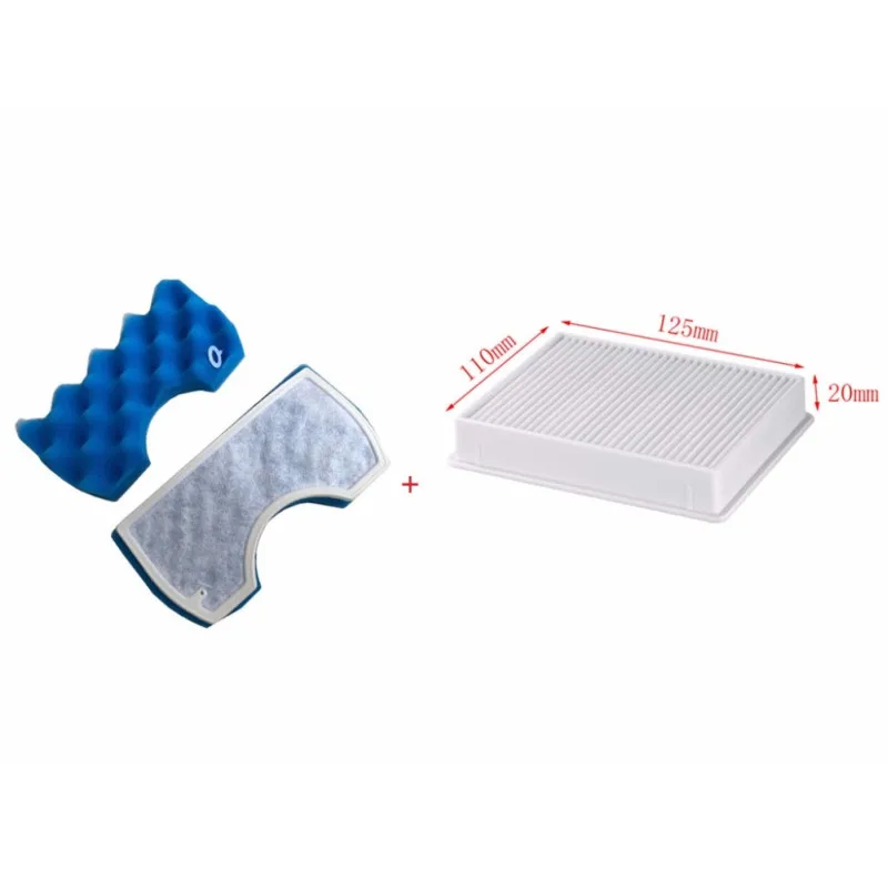 

1*набор хлопкового фильтра + 1* пылевой фильтр для пылесоса HEPA H11 DJ63-00672D фильтр для Samsung SC4300 SC4470 белый VC-B7