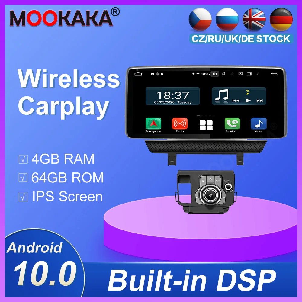 

Android10.0 Car Ultimedia DVD Player For Mazda CX-5 CX-3 Axela 2013-2020 GPS Navigation Auto Audio Radio Stereo Head Unit4+ 64gb