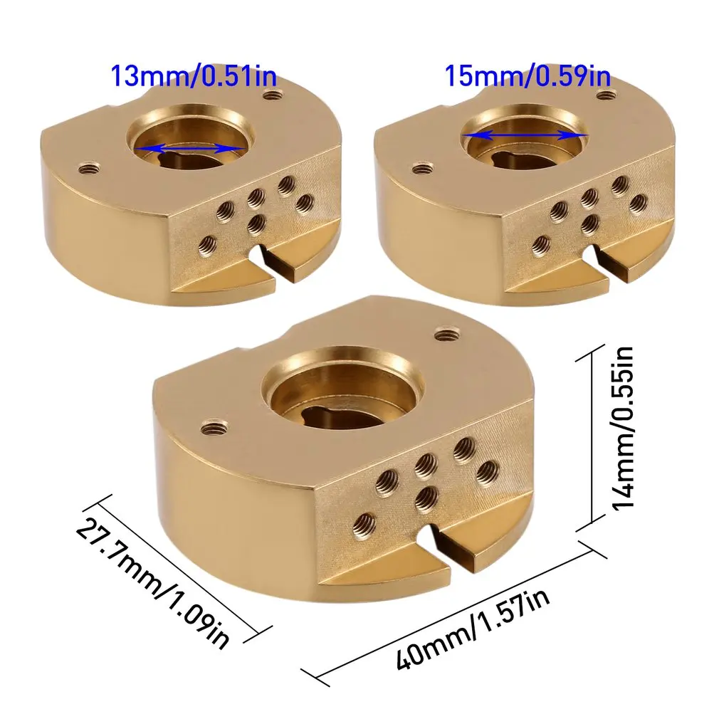 

1Pair Heavy Duty Internal Beadlock Wheel Weight Upgraded RC Car Parts For Axial Wraith 90018 1/10 RC Crawler