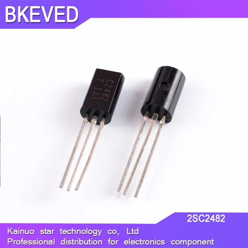 

50PCS 2SC2482 TO-92L C2482 300V 0.1A transistor NPN new and original