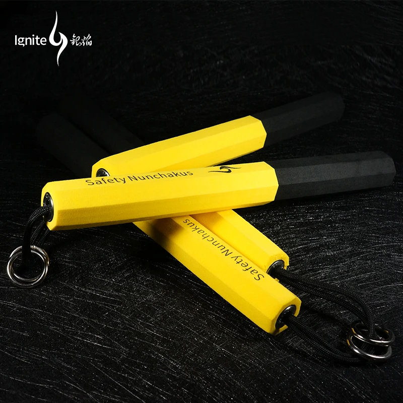 

Children's Nunchaku Sponge Safety Adult Beginner Nunchucks Taekwondo Battle Performance Stick
