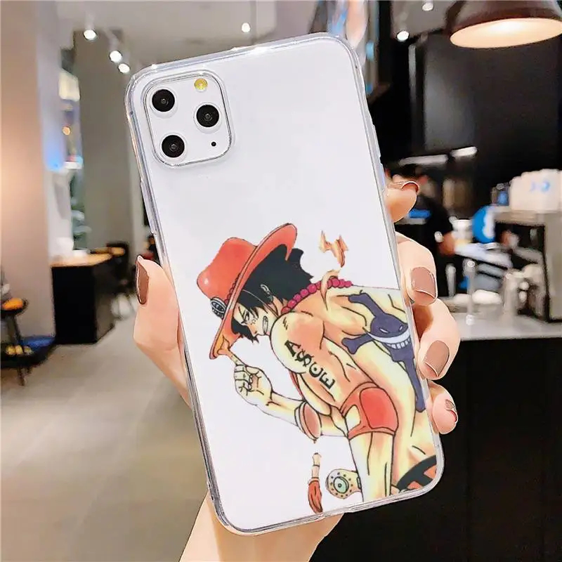 

One Piece Japan Anime Zoro Phone Case Transparent soft For iphone 5 5s 5c se 6 6s 7 8 11 12 plus mini x xs xr pro max