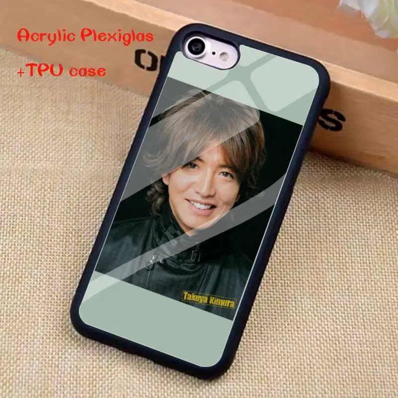 

Kimura Takuya Phone Case For iphone 11 Pro Max X XR XS SE 2020 6S 7 8 Plus Acrylic Plexiglass TPU phone case