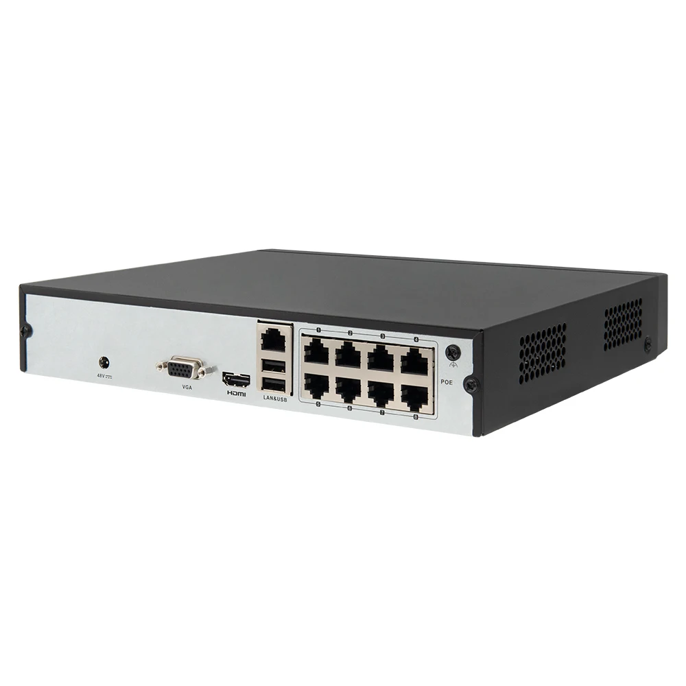 Hikvision NVR PoE 8CH камер Мгновенной Печати Mini 8 1U 6MP cam DS-7108NI-Q1/8 P/M Регистраторы для IP