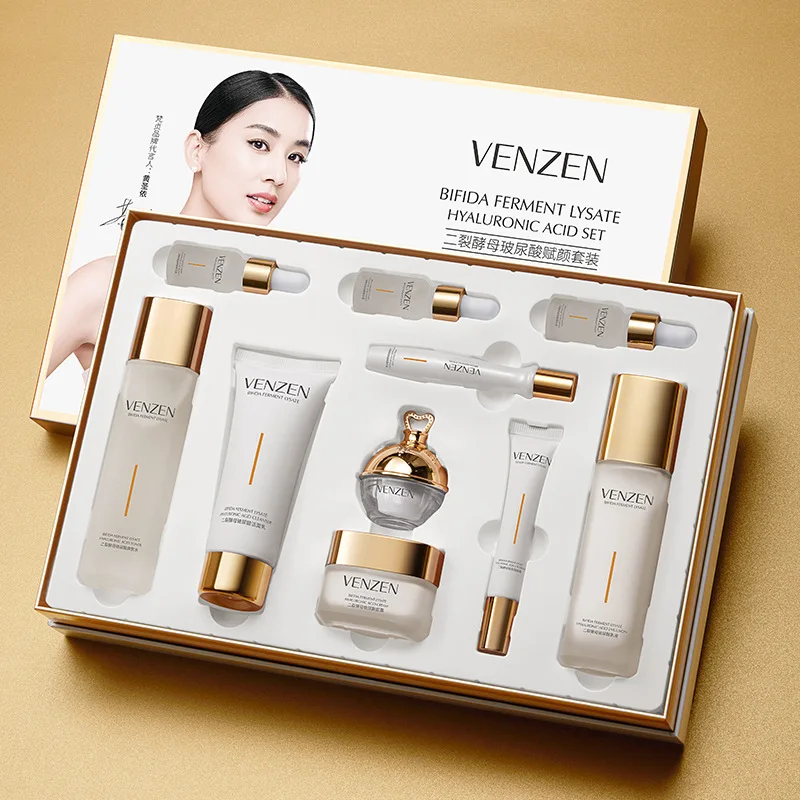 

BIOAQUA VENZEN Second crack yeast hyaluronic acid fu yan tender skin carry bright color of skin moisture to suit 10Pcs/Set