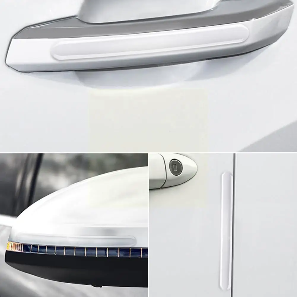 

Car Door Anti-collision Strip Transparent Anti Scratch Mirror Rearview Anti-collision Protector Strips Bumper Sticker Prote P6X3