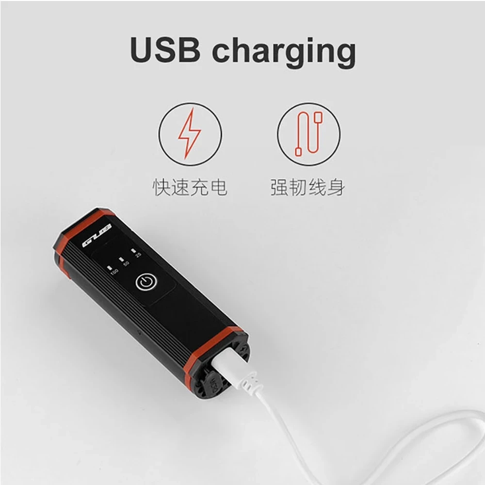 GUB 400 люмен водонепроницаемые велосипедные фары 2200 мАч Светодиодная лампа USB