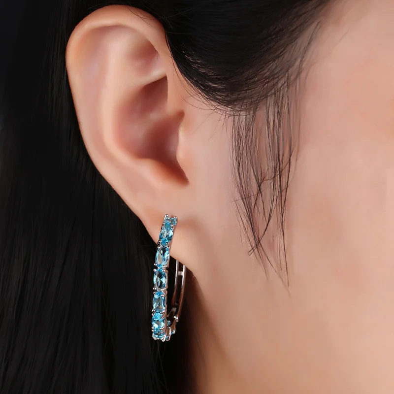 

Women's earrings colorful zircon girl earrings fashion ladies earrings birthday gifts