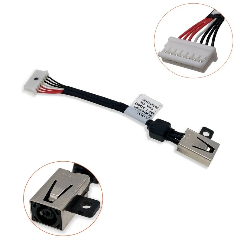 

DC Power Jack Cable Dell Precision 15 5510 XPS 15 9550 9560 64TM0 Charging Port