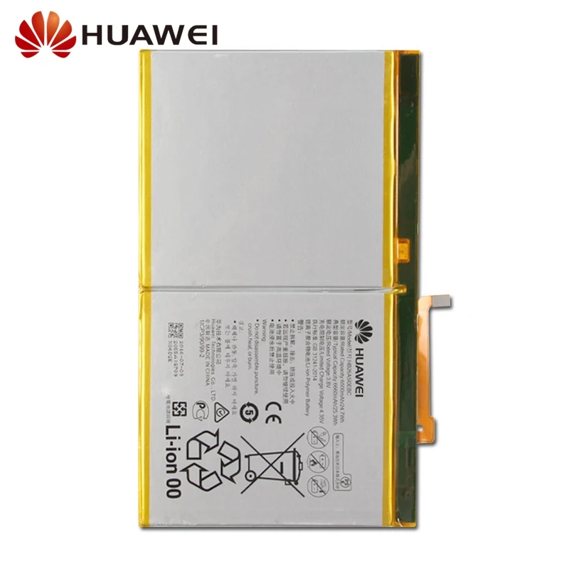 Huawei сменный аккумулятор HB26A5I0EBC для huawei MediaPad M2 10,1 плоский сотовый M2-A01W M2-A01L MediaPad M3 lite 6660 мАч