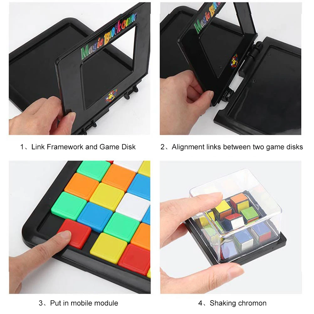 

Block Board Toy Kids Colorful Parent-child ABS Gift Funny Intelligent Magic Cube Educational Games Adult Develop Brains