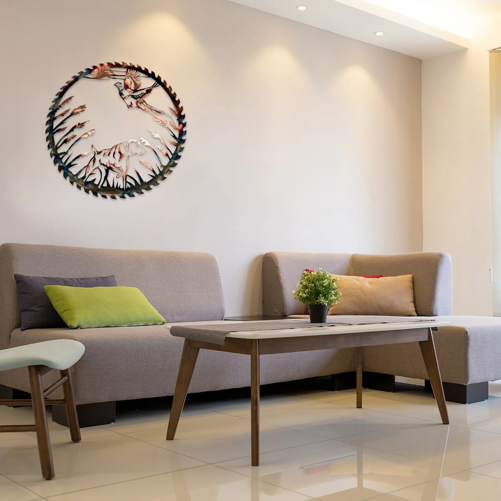 

Art Anime Home Decoration Wall Hangings Kawaii Room Deco Dropshipping Large Hummingbird Flower Metal Wall Hanging Decorations