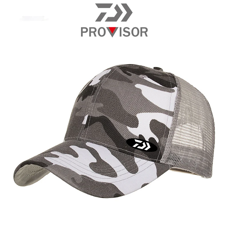 2020 Daiwa Fishing Sun Hat Summer Men Sunscreen Camouflage Adjustable Cap Baseball Outdoors Mountaineering Jeans | Спорт и