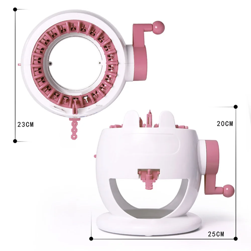 

Educational Woolen Knitting Machine Weaving Loom Knit For Scarf Hat Children Learning Toy Knitting Tools Threader Sewing Tool