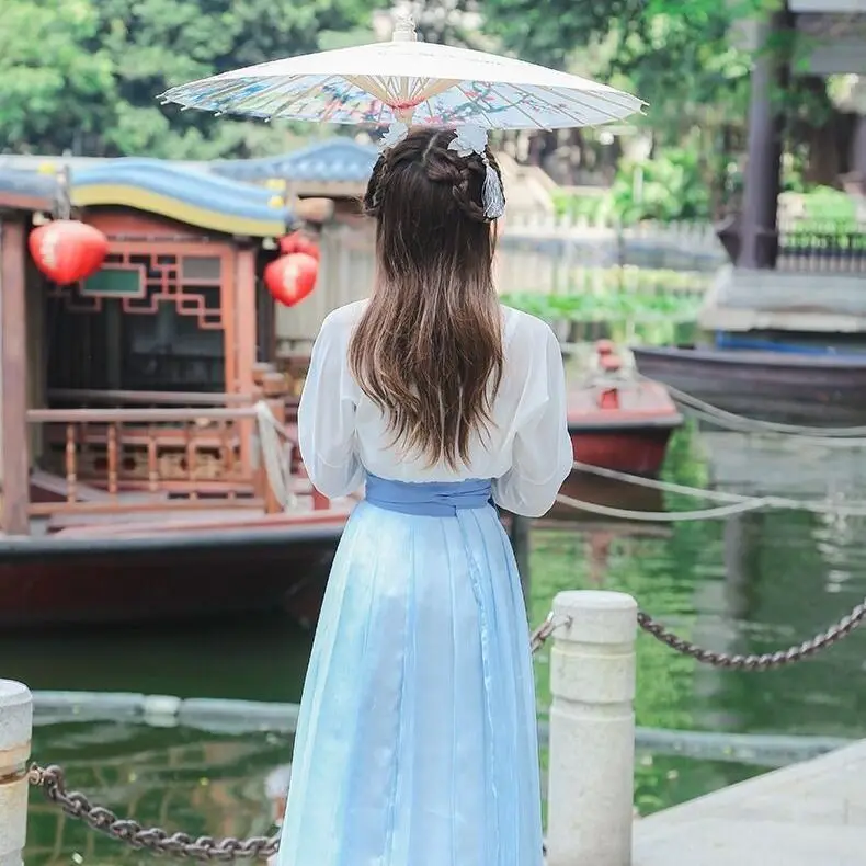 Традиционное китайское платье ханьфу Женские китайские танцевальные костюмы