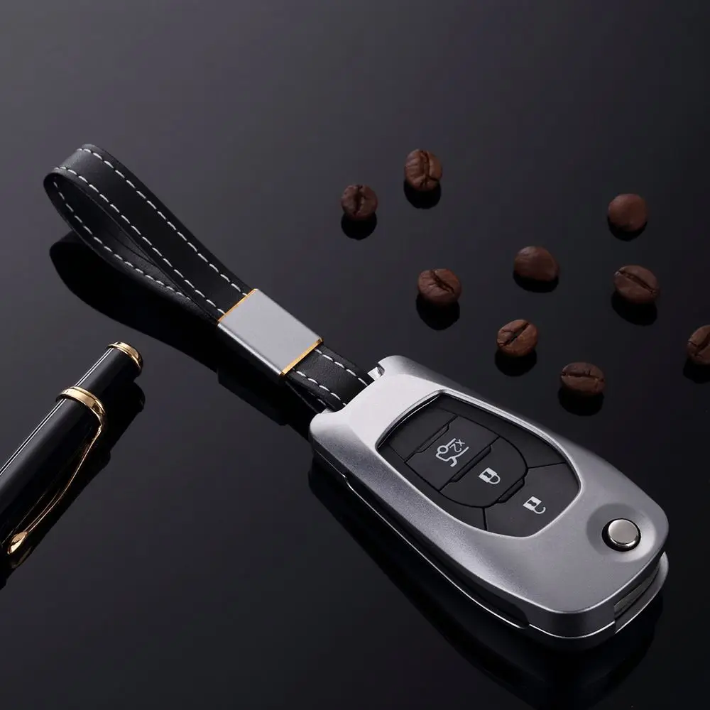 Алюминиевый сплав чехол для ключей автомобиля Chevrolet Cruze 2016 2017 2018 2019 складной