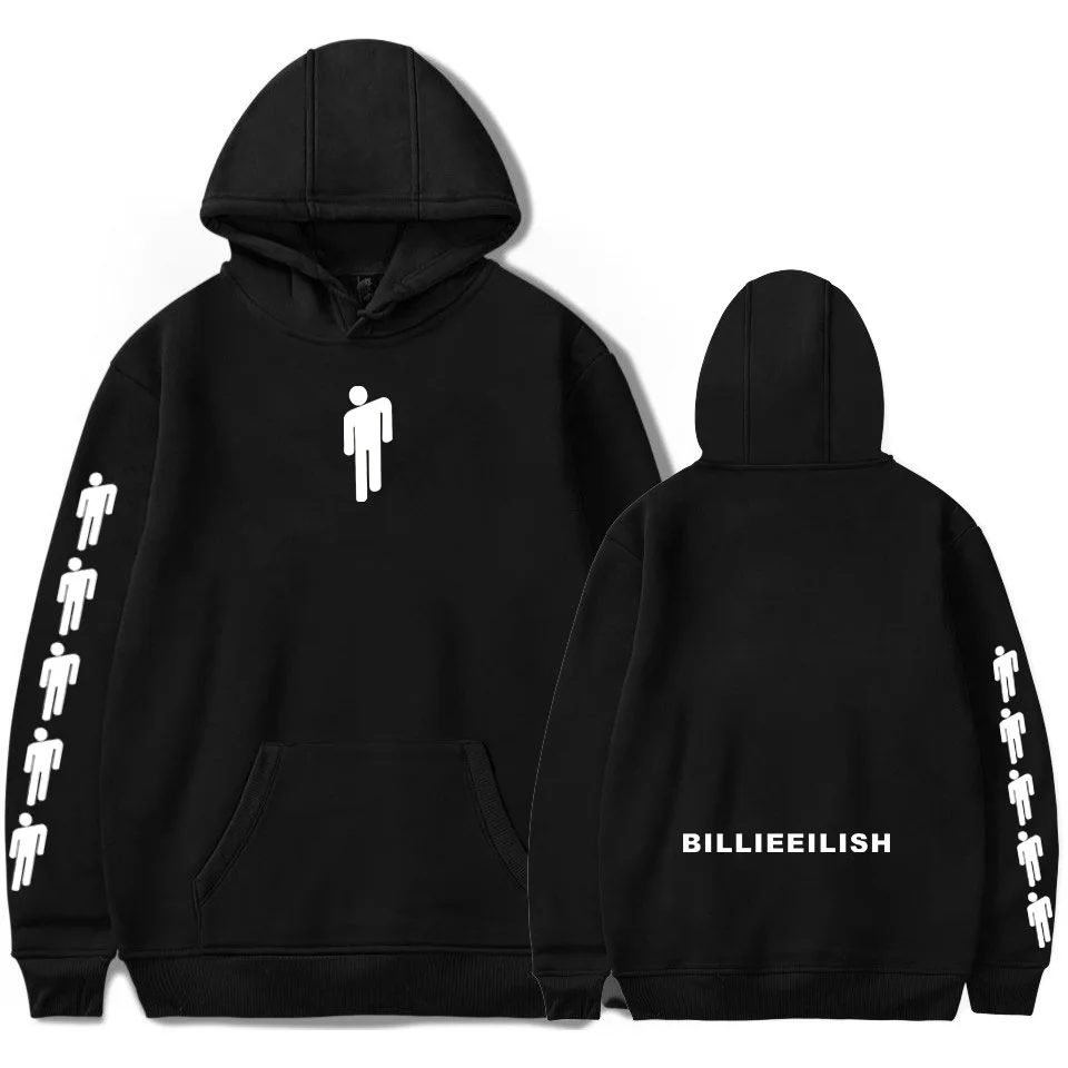 Billie Eilish модная Толстовка с принтом женская/Мужская Спортивная толстовка