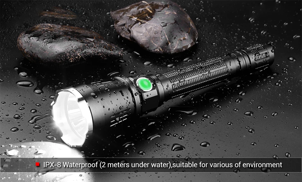 JETBeam BC40Pro портативный охотничий фонарь 18650 CREE XHP50 светодиодный 2930LM Тактический уличный фонарь для охоты