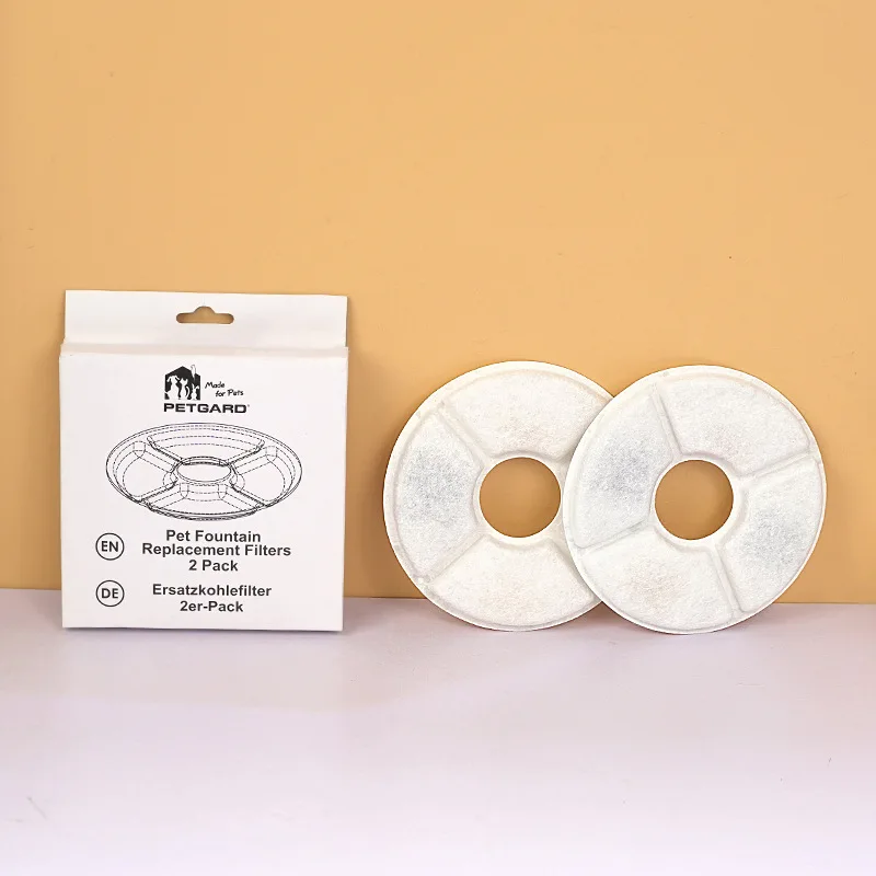 

Automatic Feeders Cat Replaced Activated Carbon Filter For Dog 125mm Water Drinking Fountain Replacement Filter Pet Dog Dispense