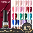 Гель-лак для ногтей ROSALIND, зимний Цветной Гель-лак для маникюра, базовое и верхнее покрытие для ногтей, Полупостоянный Гель-лак
