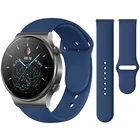 Силиконовый ремешок для смарт-часов Huawei Watch 3 GT2 46 ммGT 2 Pro, сменный Браслет для Honor MagicMagic 2 46 мм