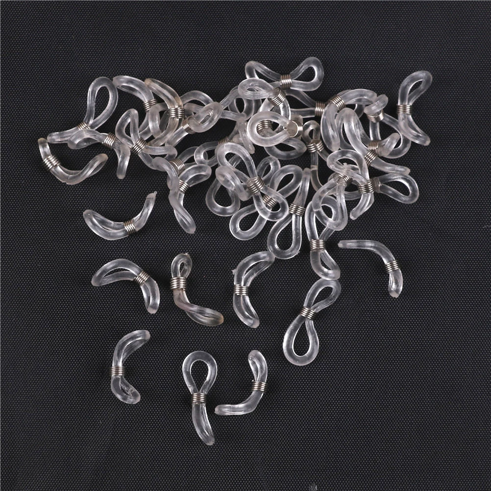 

40pcs Ear Hook Eyeglasses Spectacles Chain Glasses Retainer Ends Rope Sunglasses Cord Holder Strap Retainer End Loop Connector