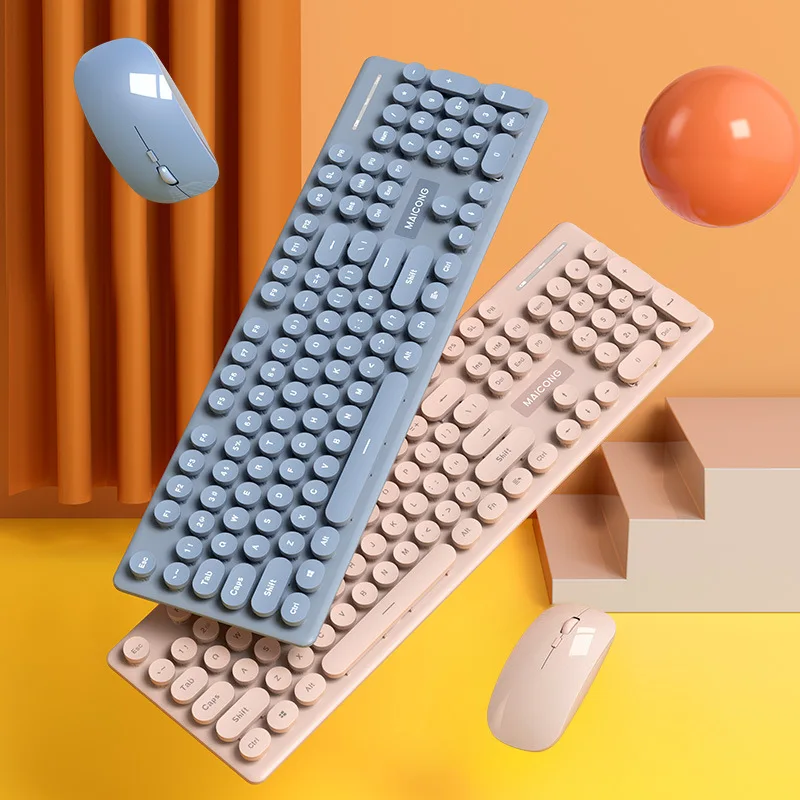 

Rechargeable Keyboard and Mouse Combo, 2.4Ghz & Bluetooth Wireless Dual Mode Connected to Computer/ PC/ Tablet / Smartphone
