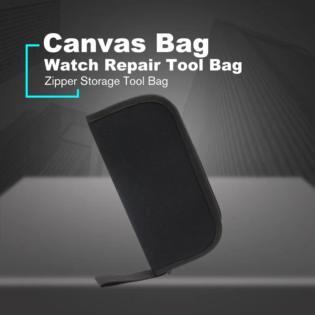 Многофункциональная Холщовая Сумка для ремонта часов Портативная сумка