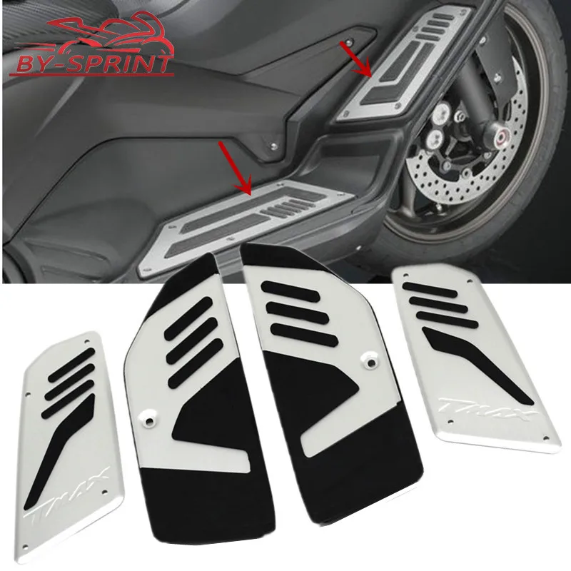 Подножки для мотоциклов YAMAHA TMAX530 tmax 530 TMAX 560 tmax560 2017 2020 18 19 CNC + резиновые подножки