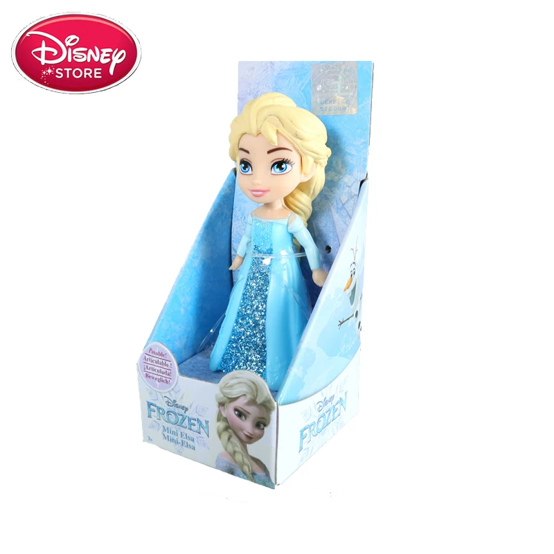 elsa Disney платье принцессы «Холодное сердце» 2 фигурка Анна Эльза, Белль София «Ариэль» карнавальные костюмы Белоснежки, Золушки Рапунцель Фигурки игрушки Рождественский подарок - Цвет: elsa