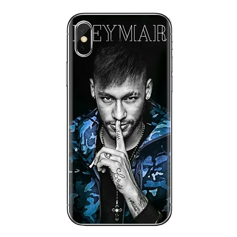 Jr Neymar прозрачные мягкие чехлы для Xiaomi Redmi 4A S2 Note 3 3S 4 4X5 Plus 6 7 6A Pro Pocophone F1 |