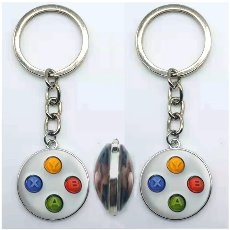 Видео игровой контроллер фото двойной брелок необычный друг подарок ювелирные