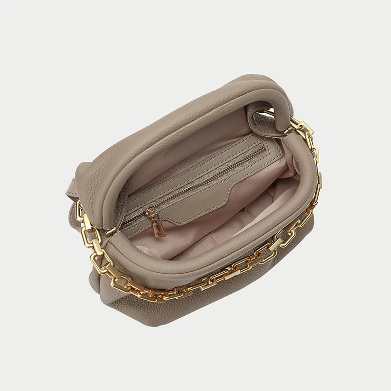 

Luxury design genuine Leather Bags for Women real cow leather Strap Shoulder Bag Ladies Casual Hobo Crossbody handbag