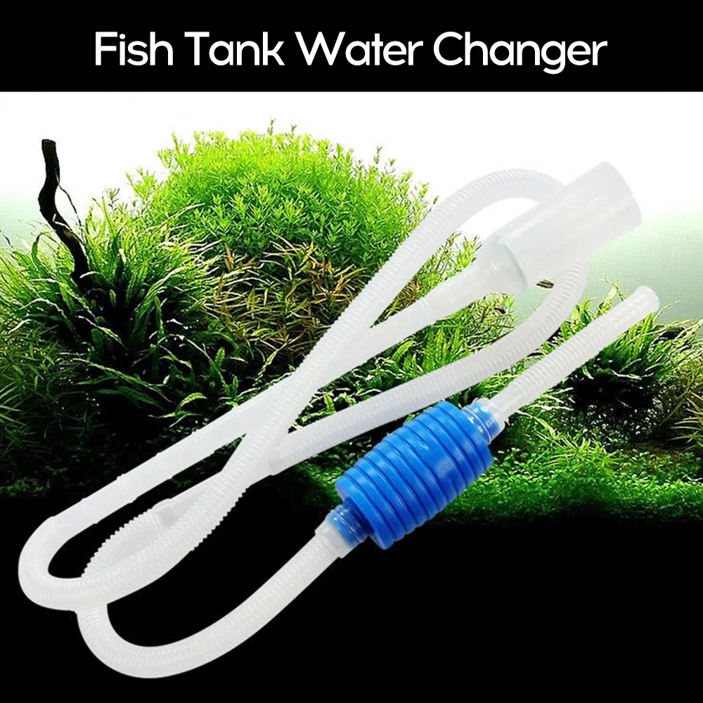 Аквариумный вакуумный насос для замены воды аквариумный сифон трубка