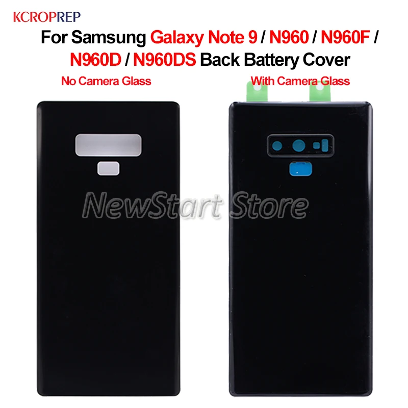 Для samsung Galaxy Note 9 Задняя стеклянная крышка батареи задняя дверь чехол Корпус для