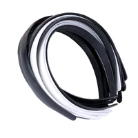 40pcs 15mm abs black white plain plastic headband with teeth lady diy resin hairband hair hoop hair accessories headwear