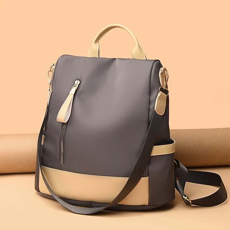 

Fashion Oxford Anti Splash Backpack Solid Color Bag Women's 2021 Autumn New Women's Leisure Backpack Trend Maternity backpack