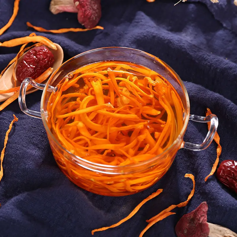 Cordyceps-Flor de Sinensis, flor silvestre org&aacute;nica china de 500g, Cao Hua puro de alta calidad para mejorar la inmunidad-2